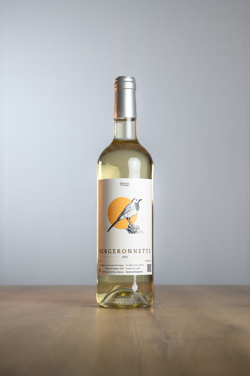 Bouteille de vin blanc Bergeronnette