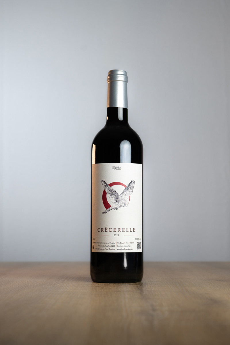 Bouteille de vin rouge Crécerelle